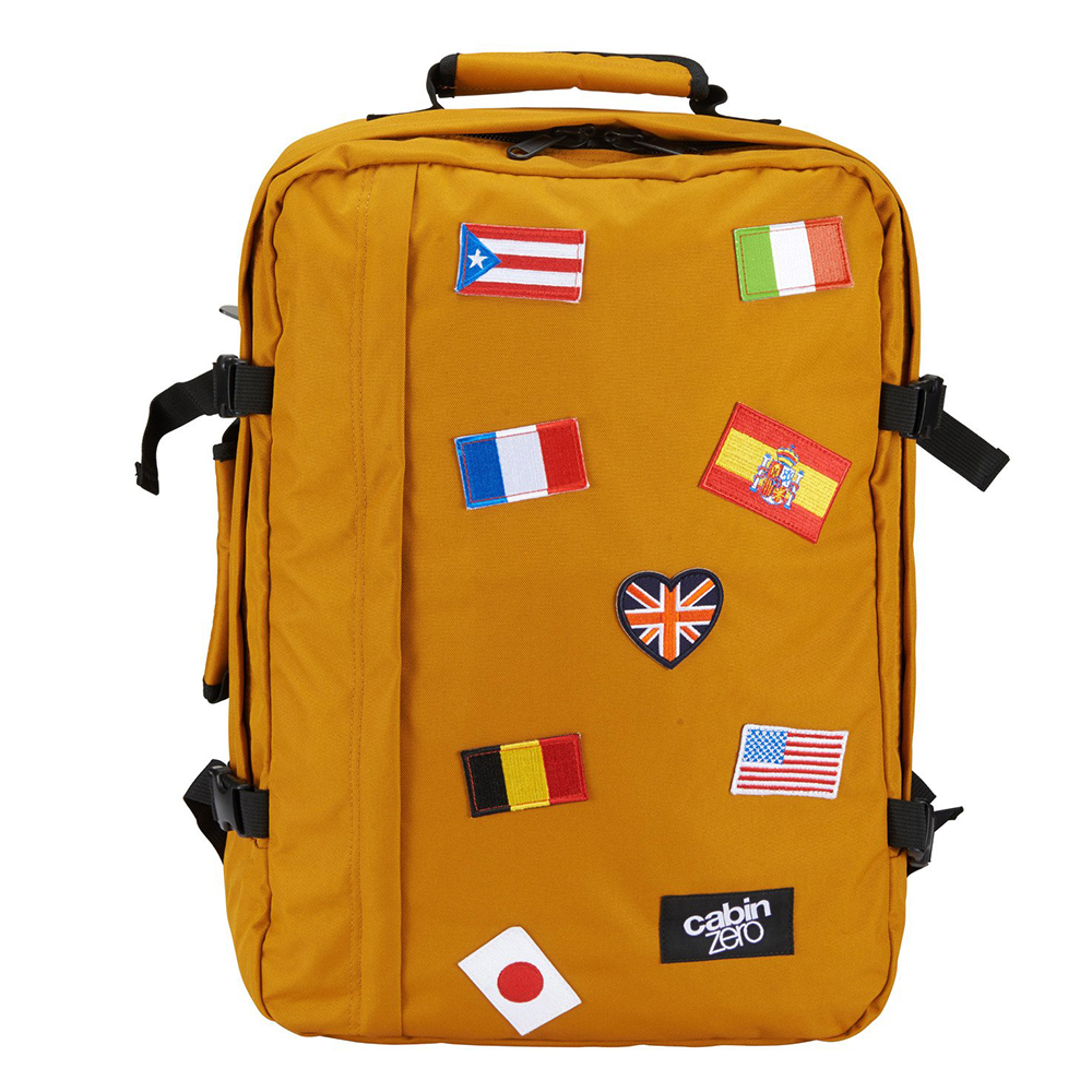 CabinZero Classic Flags 44L Ultra Light Cabin Bag Limited Edition orange chill Weekendtas online kopen