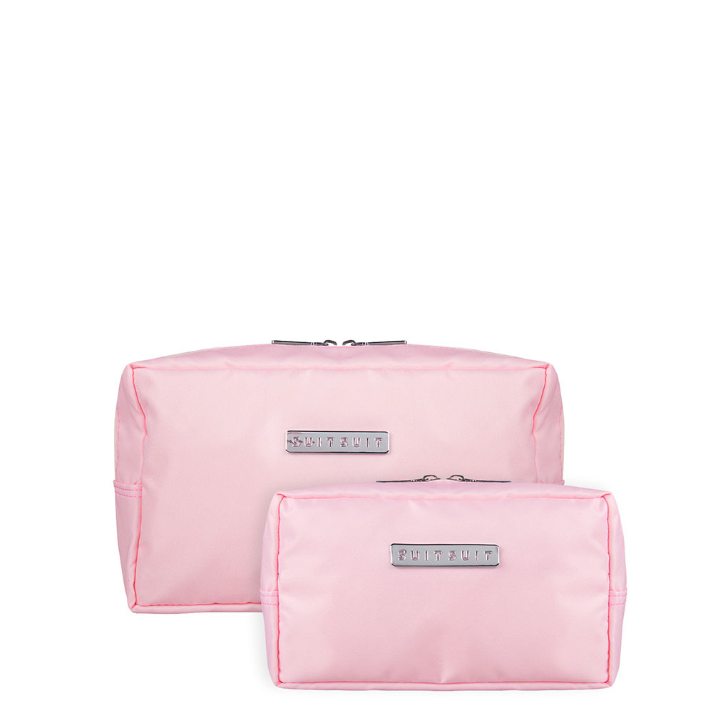 SUITSUIT-Make-up tasjes-Fabulous Fifties Duo Set Toiletry Bag + Make-up Bag-Roze online kopen