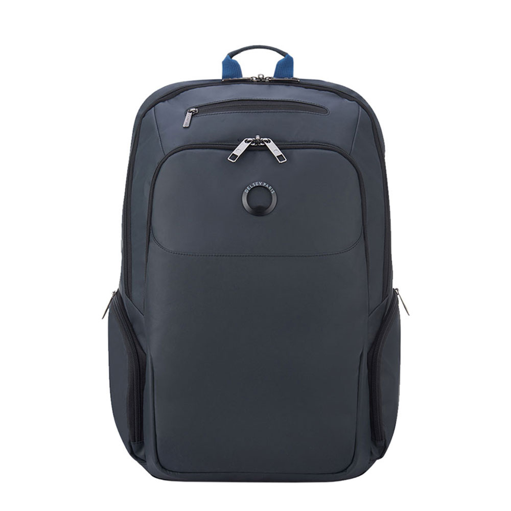Delsey Parvis Plus Backpack 2-CPT 15.6 Water Resistant Grey