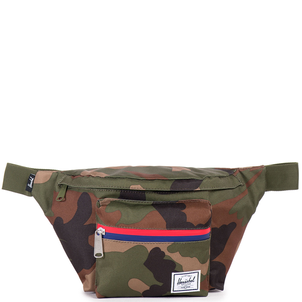 Herschel Seventeen Heuptas Woodland Camo Multi Zip - Heuptassen