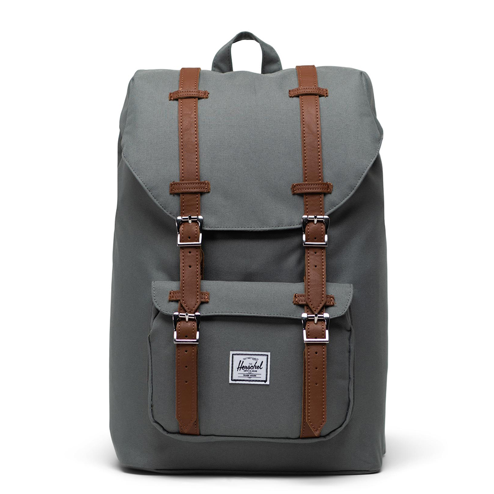 Herschel Little America Mid-Volume - Sedona Sage | Middenformaat versie van onze bestseller 'Little America' - Rugzak met 13" Laptopvak - 17L volume en gewatteerde schouderbanden.
