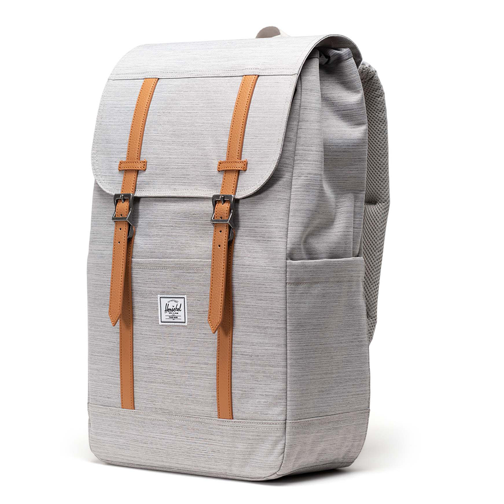Herschel Retreat Rugzak Light Grey Crosshatch