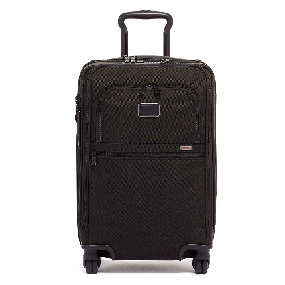 Tumi Alpha International Office Carry On 4 Wheel Black - Zachte koffers