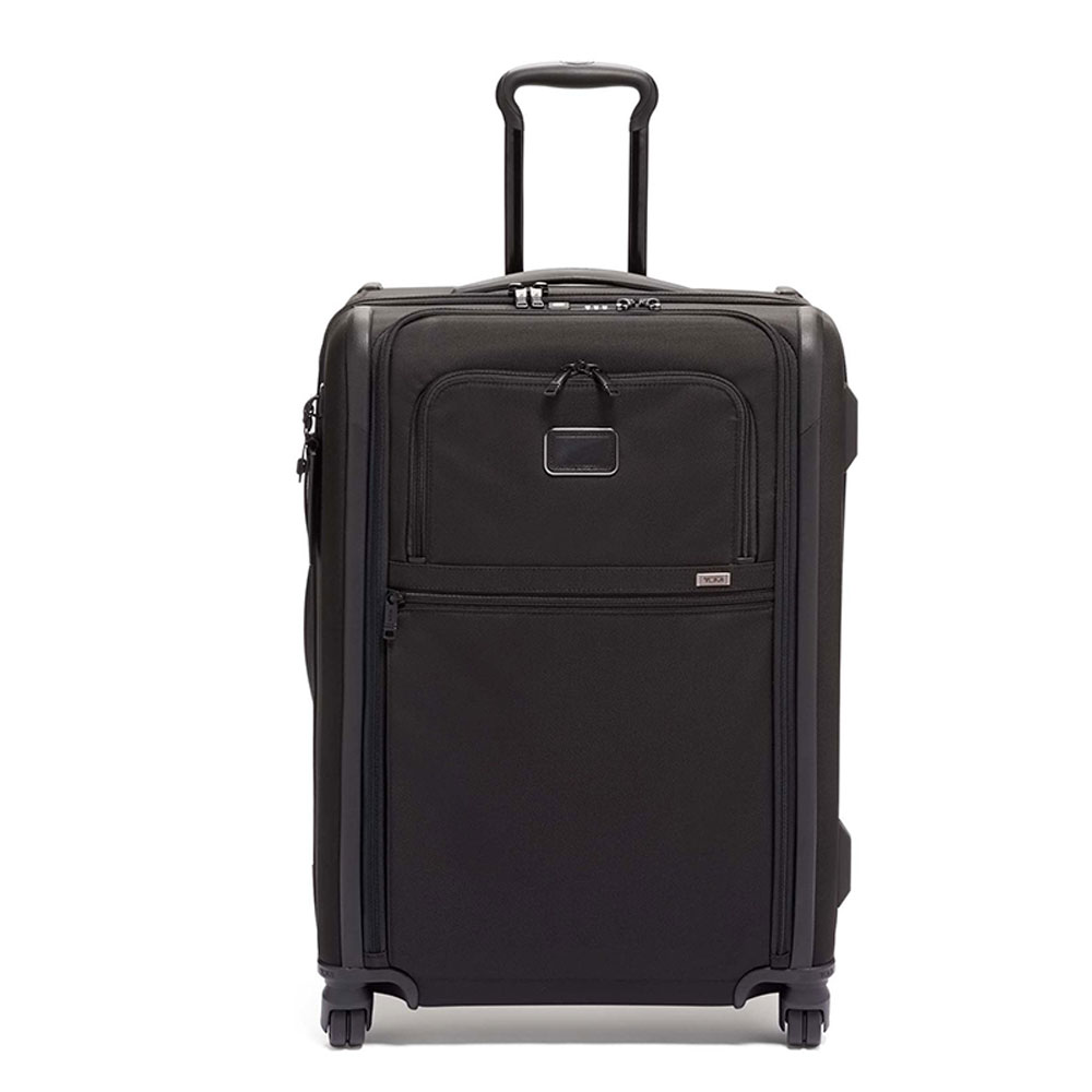 Tumi Alpha Short Trip Expandable 4 Wheeled Packing Case Black - Zachte koffers