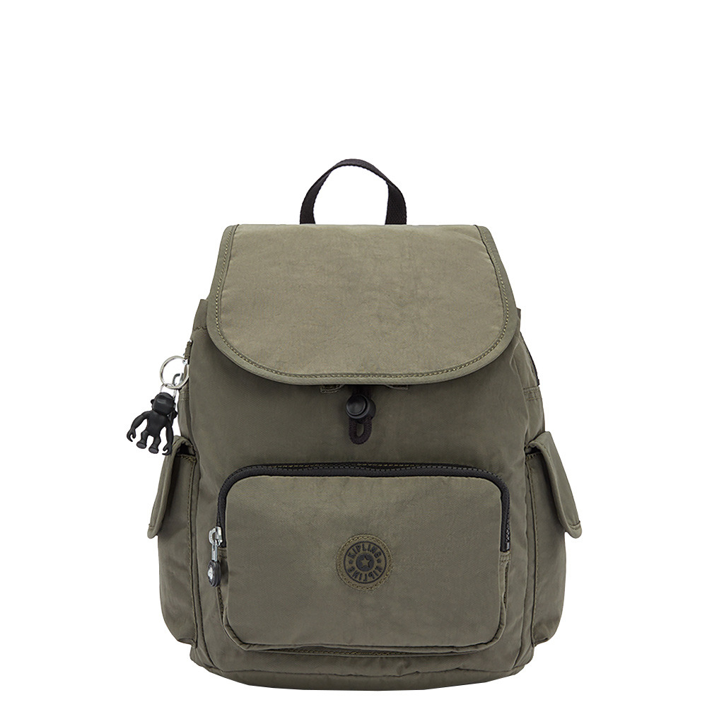 Kipling City Pack S Backpack Green Moss - Casual rugtassen
