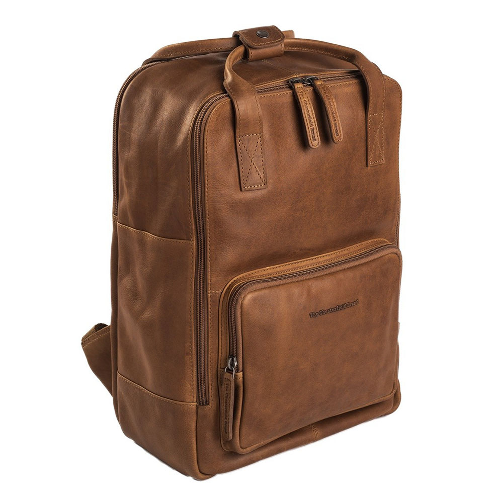 Chesterfield Belford Rugzak 15.4 Cognac - Casual rugtassen