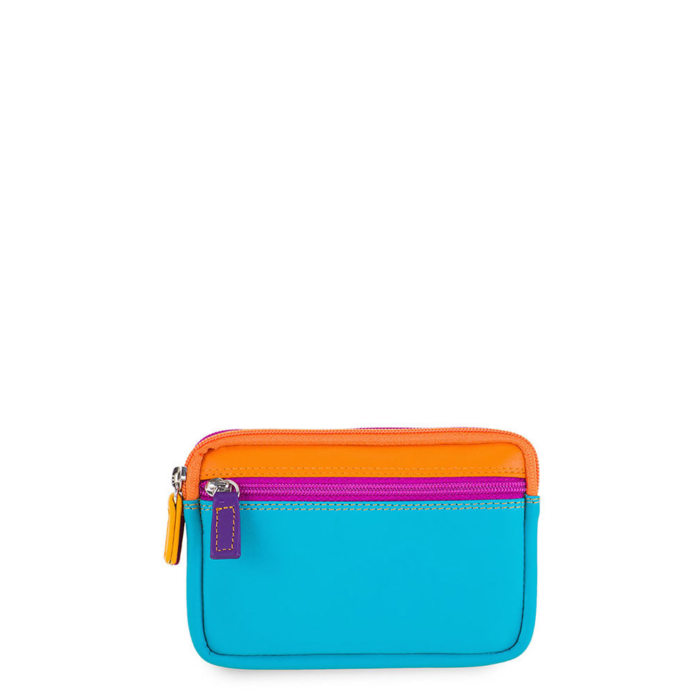 Mywalit Small Leather Double Zip Purse Portemonnee Copacabana - Dames portemonnees