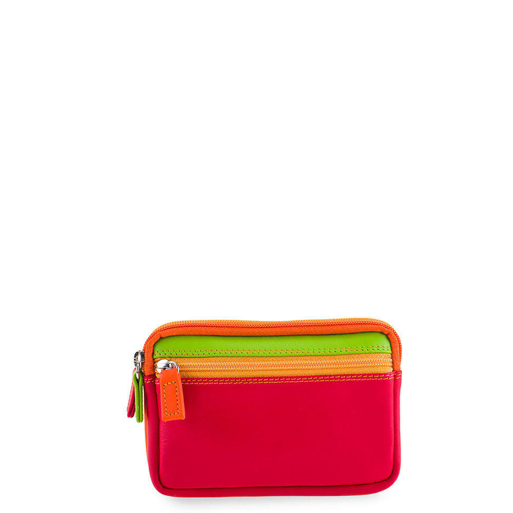 Mywalit Small Leather Double Zip Purse Portemonnee Jamaica - Dames portemonnees