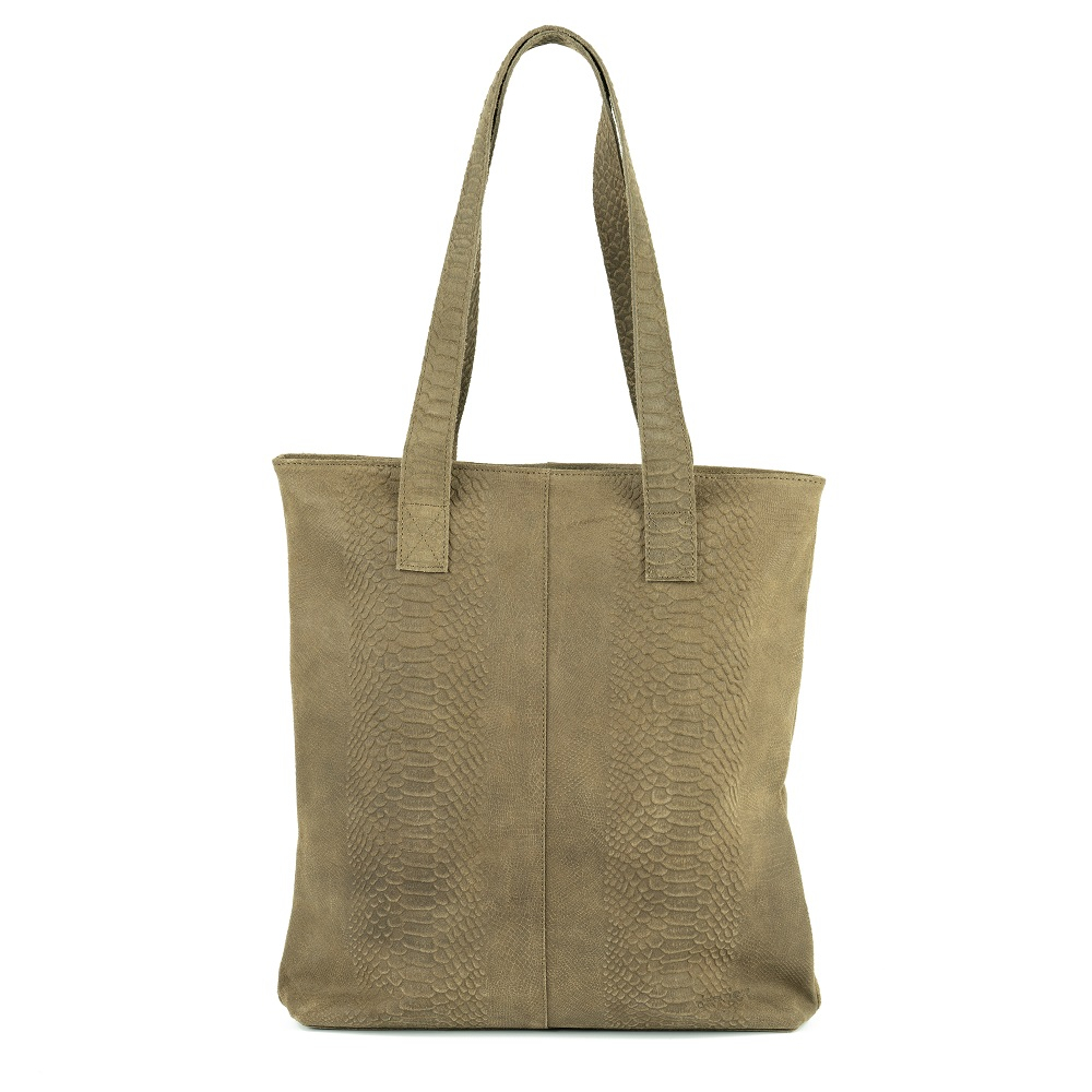 DSTRCT Portland Road Shopper Basic Khaki - Schoudertassen