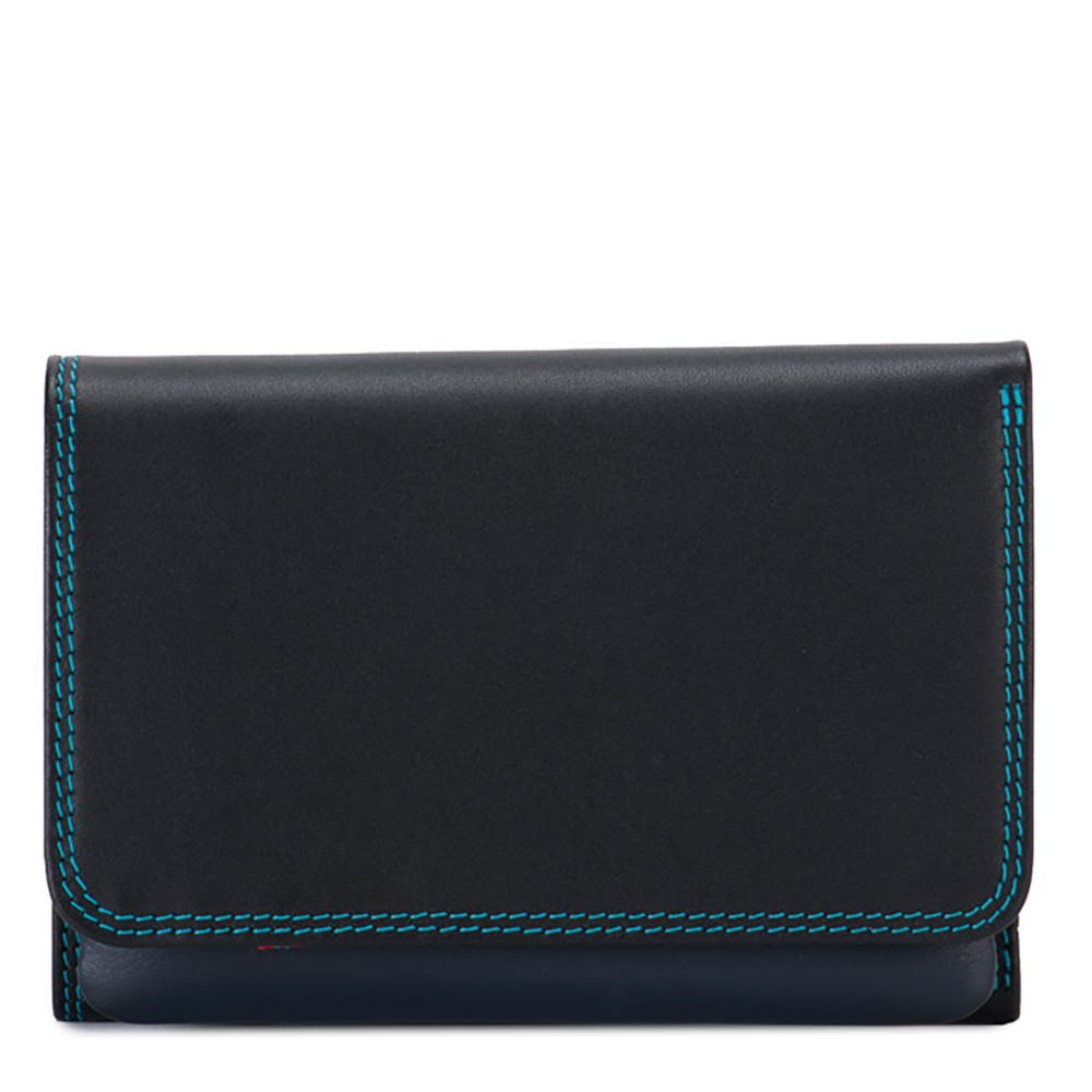 MyWalit Portemonnee / Portefeuille Dames - Ritsportemonnee - MyWalit - Leer - Zwart