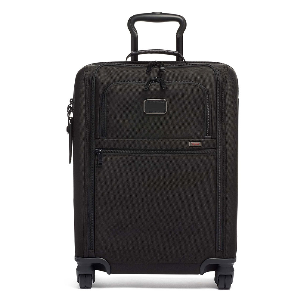 Tumi Alpha International Slim Super Leger Carry On Black