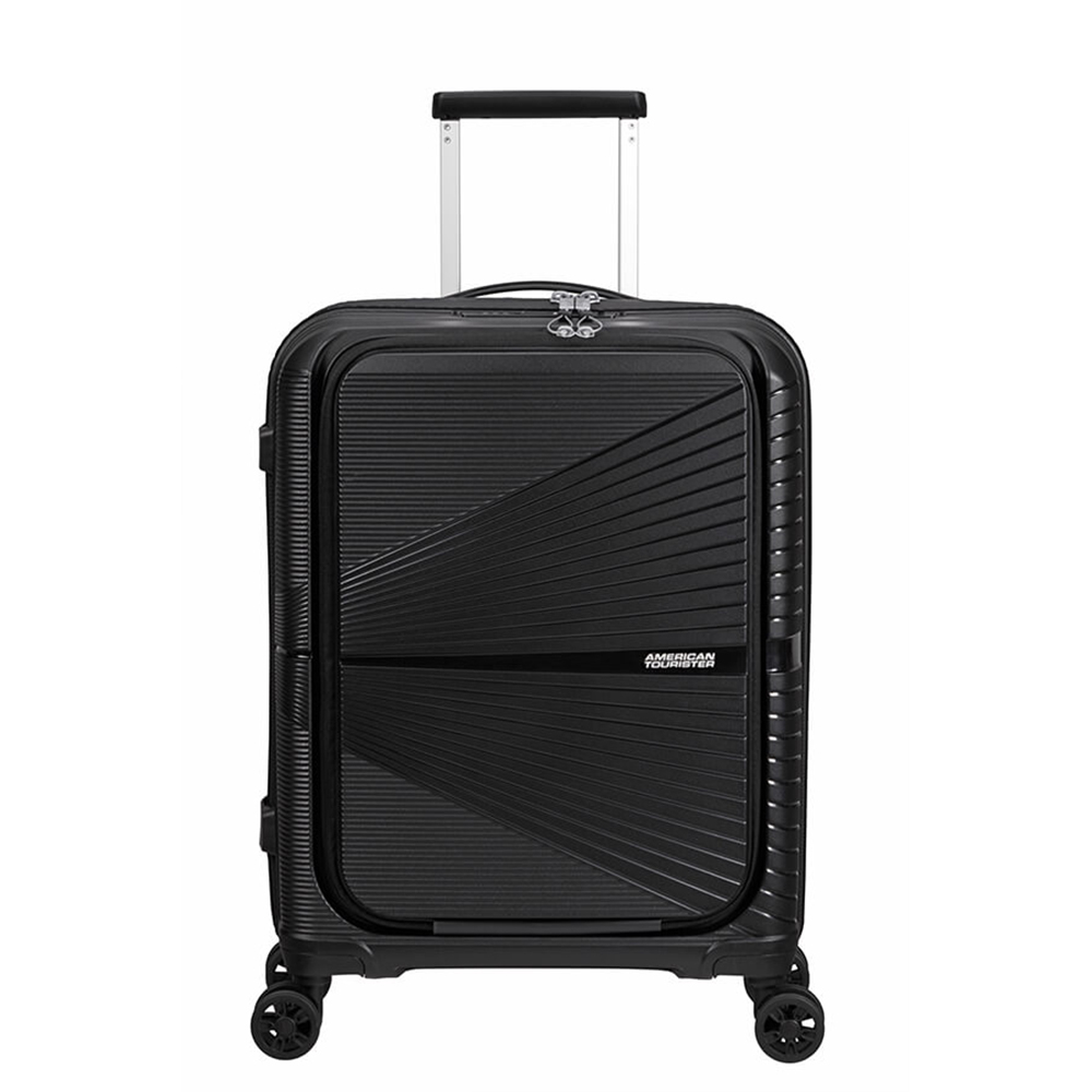 American Tourister Airconic Spinner 55 Frontl. 15.6 Onyx Black - Harde koffers