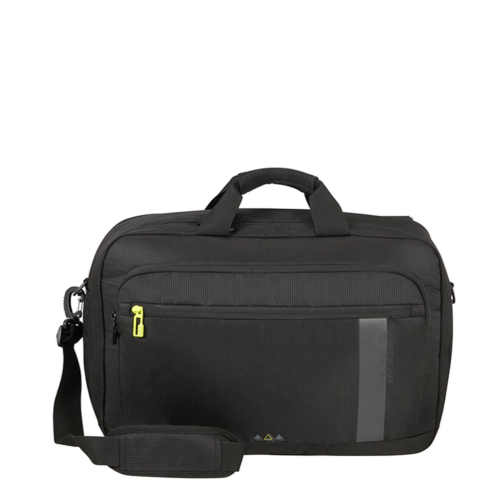 American Tourister Work-E 3 Way Boarding Bag 15.6 Black - Laptop schoudertassen