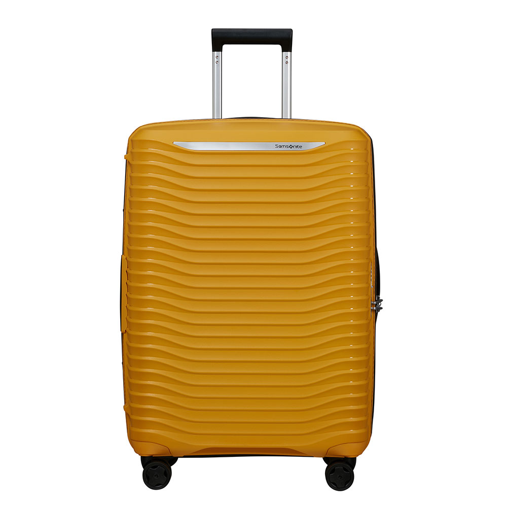 Samsonite Reiskoffer - Upscape Spinner 4 wiel 68/25 Uitbreidbaar (Medium) Yellow