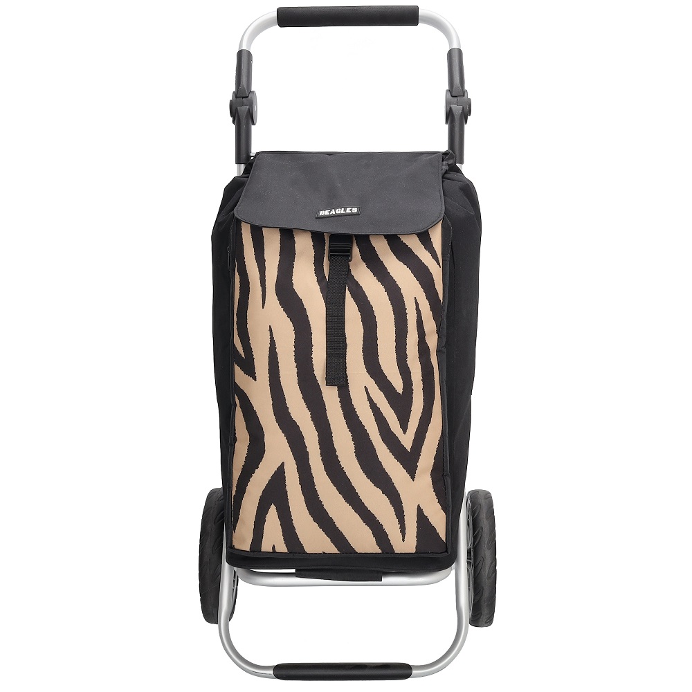 Beagles Alberic Boodschappen Trolley Zebra Bruin