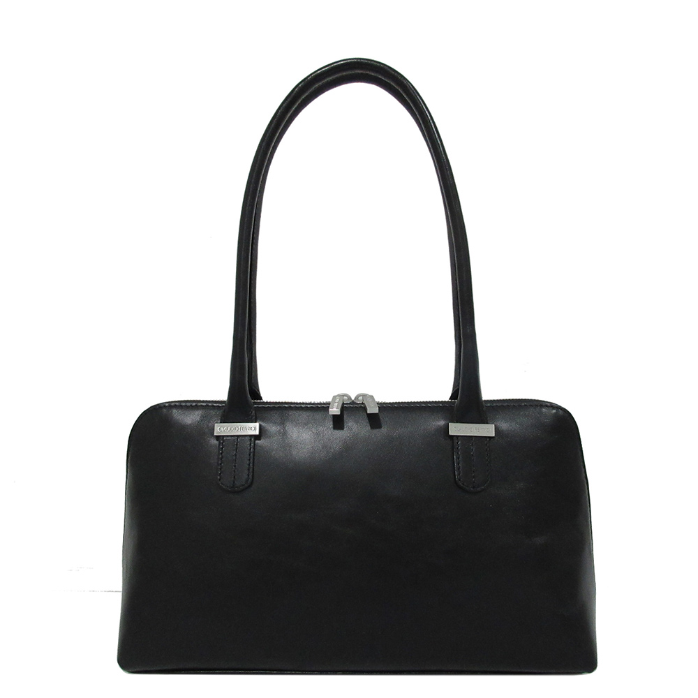 Claudio Ferrici Classico Shopper Schoudertas Black - Schoudertassen