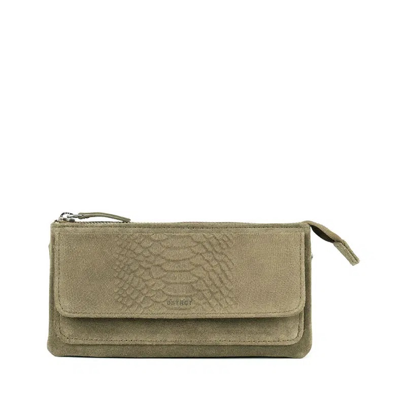 DSTRCT Portland Road Crossbody Clutch Wallet Khaki