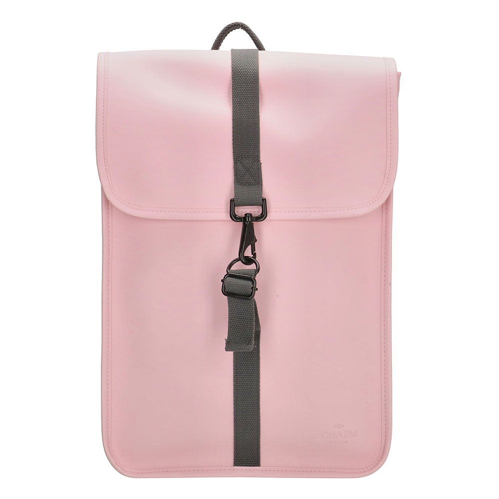 Charm London Neville Waterproof Backpack Pink - Casual rugtassen