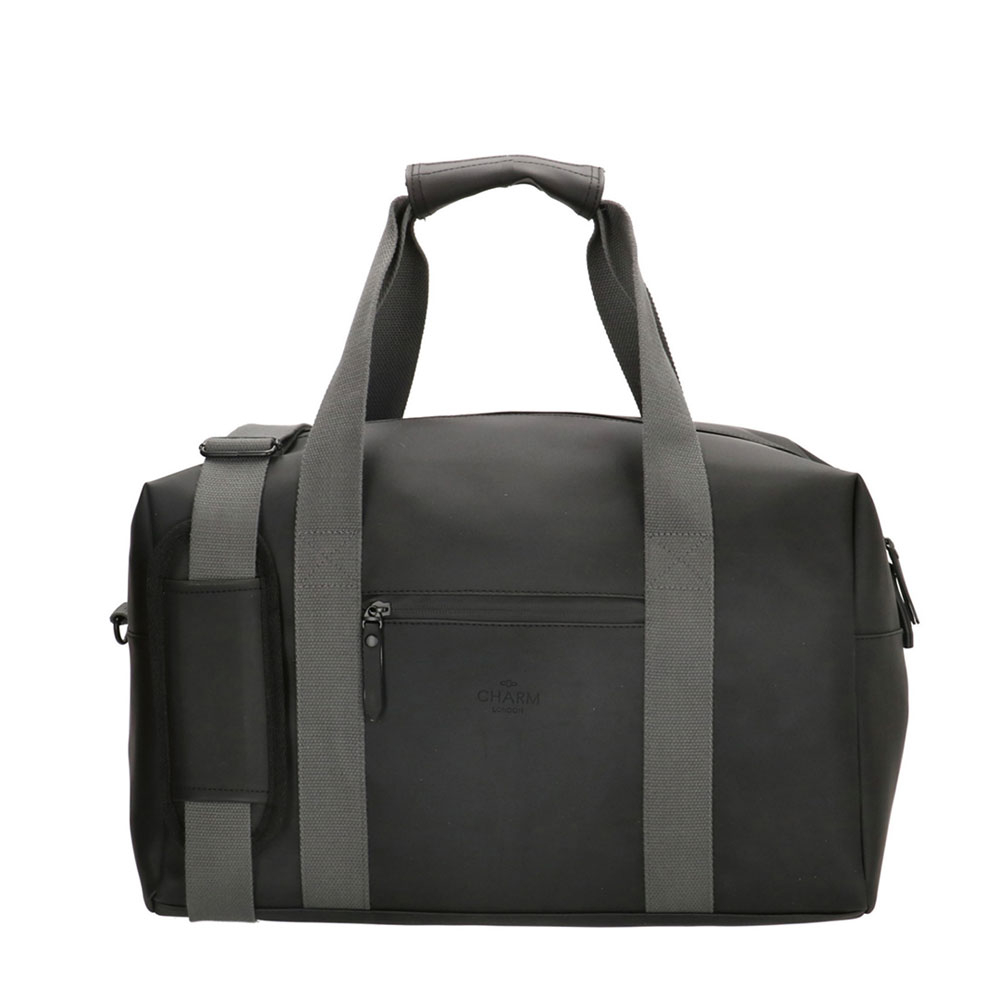 Charm London Neville Waterproof Duffle Bag Black - Reistassen zonder wielen