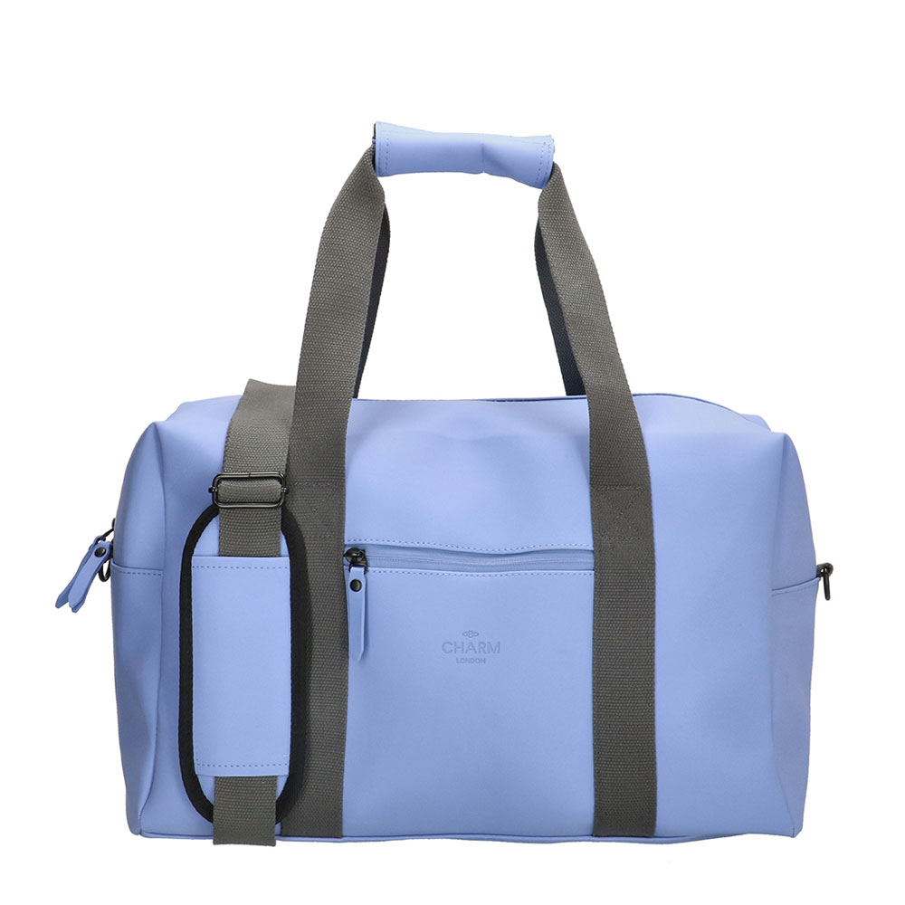 Charm London Neville Waterproof Duffle Bag Light Blue - Reistassen zonder wielen