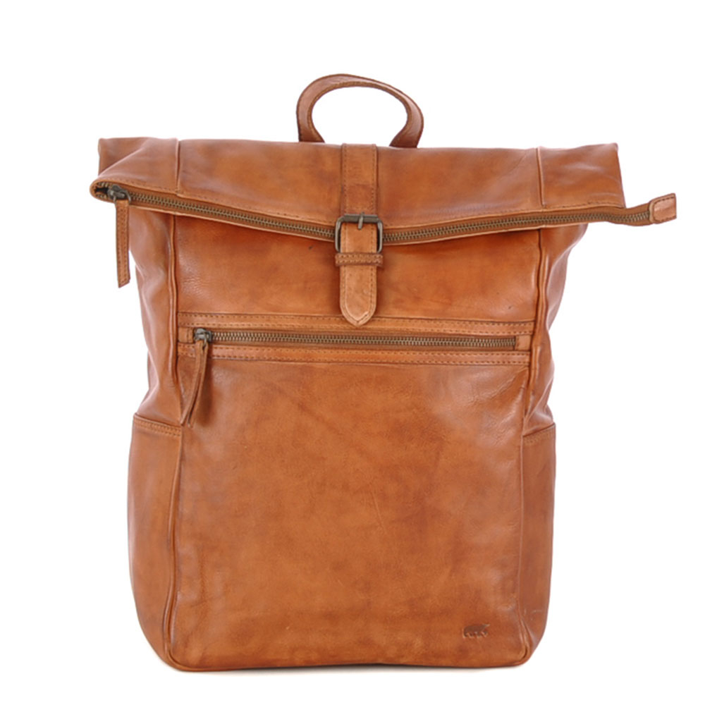 Bear Design Cow Lavato Pergola Rolltop Rugtas 13 Cognac