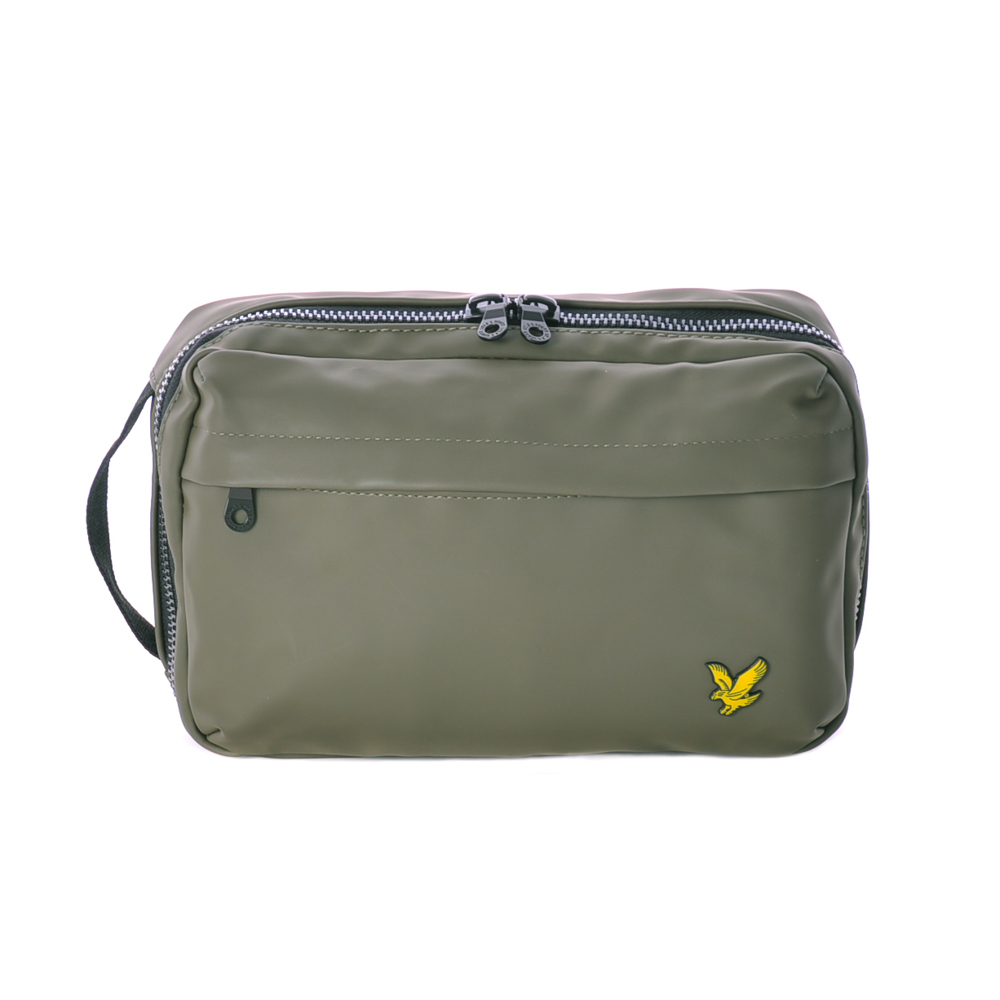 Lyle & Scott Coated Hanging Washbag Jet Olive