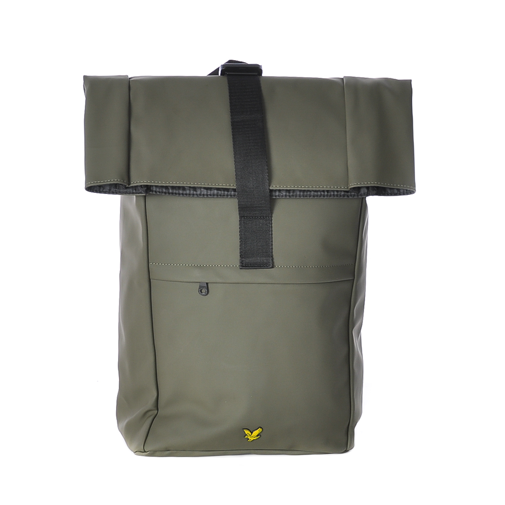 Lyle & Scott Coated Rolltop Backpack Olive