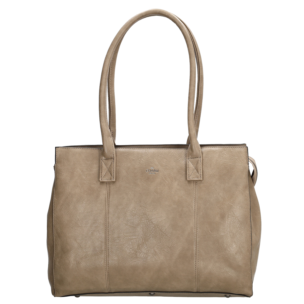 Charm London Dow Gate Shopper - Donkertaupe