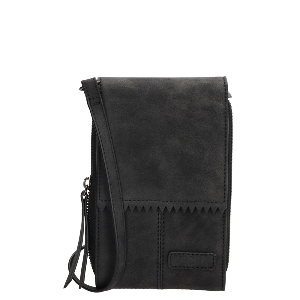 Zebra Natural Bag No Telefoontasje Vintage Black