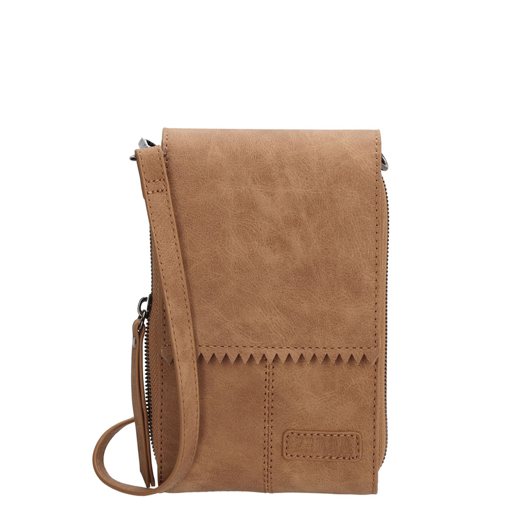 Zebra Natural Bag No Telefoontasje Vintage Camel