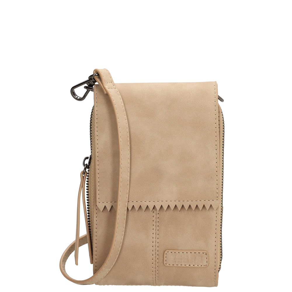 Zebra Natural Bag No Telefoontasje Vintage Sand