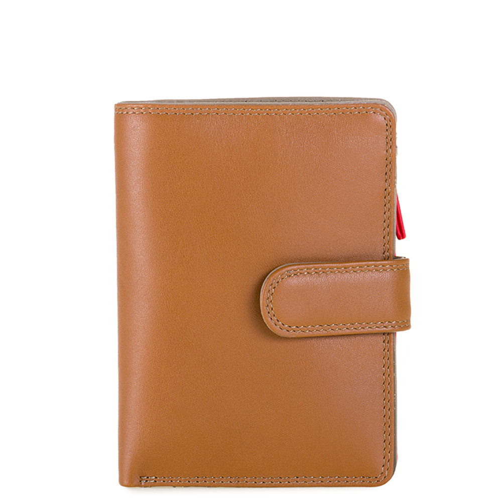 Mywalit Medium Snap Wallet Portemonnee Caramel