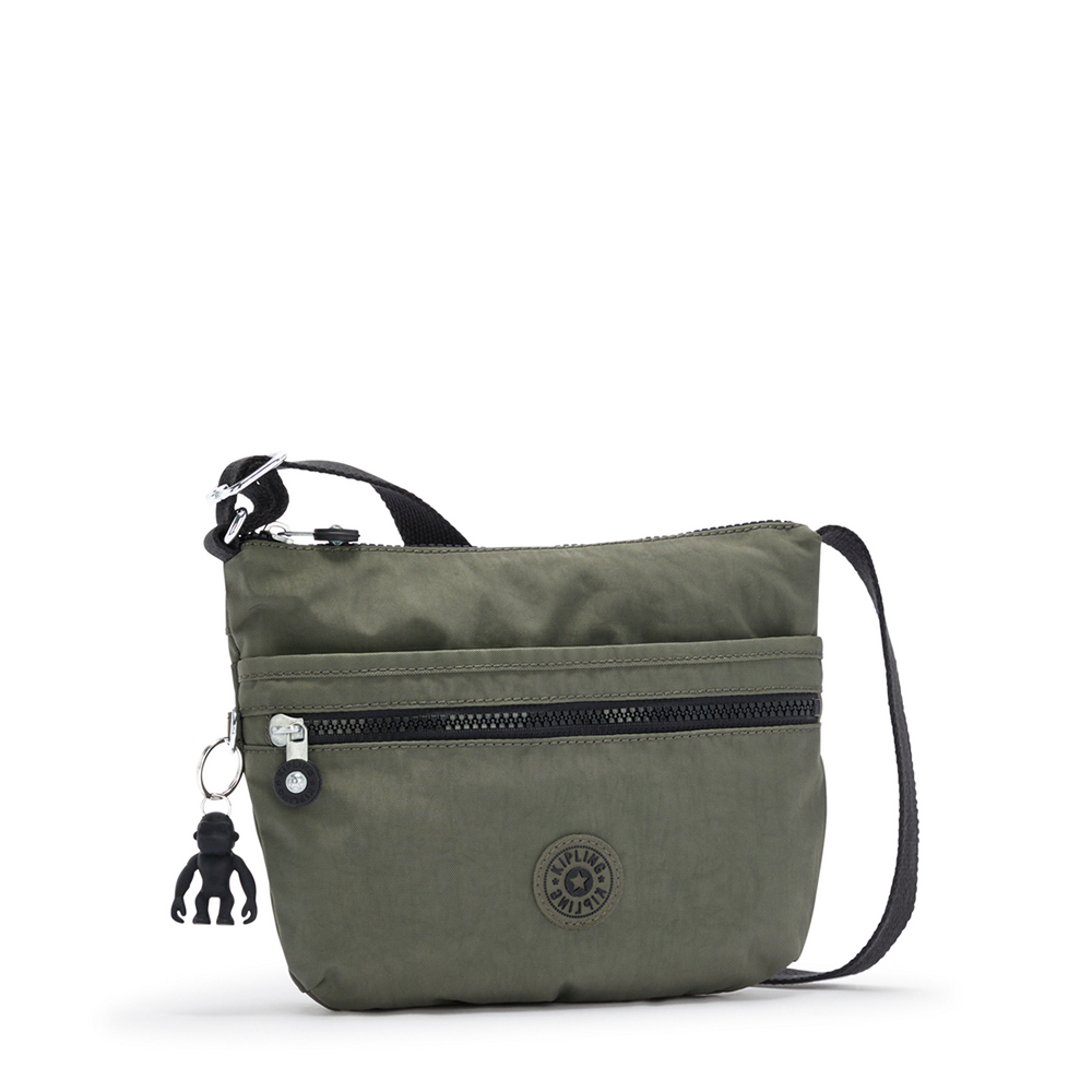 Kipling Arto S Schoudertas Green Moss - Schoudertassen