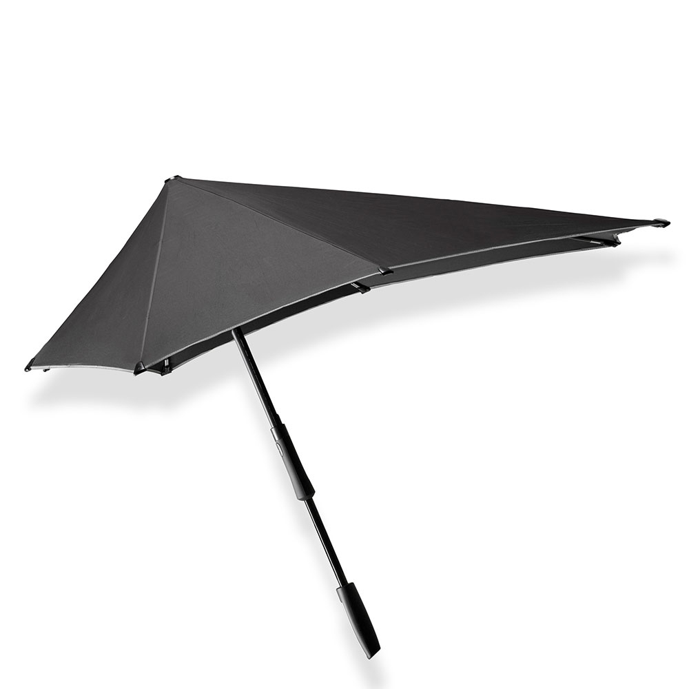 Senz Original Large Stick Paraplu Black Reflective