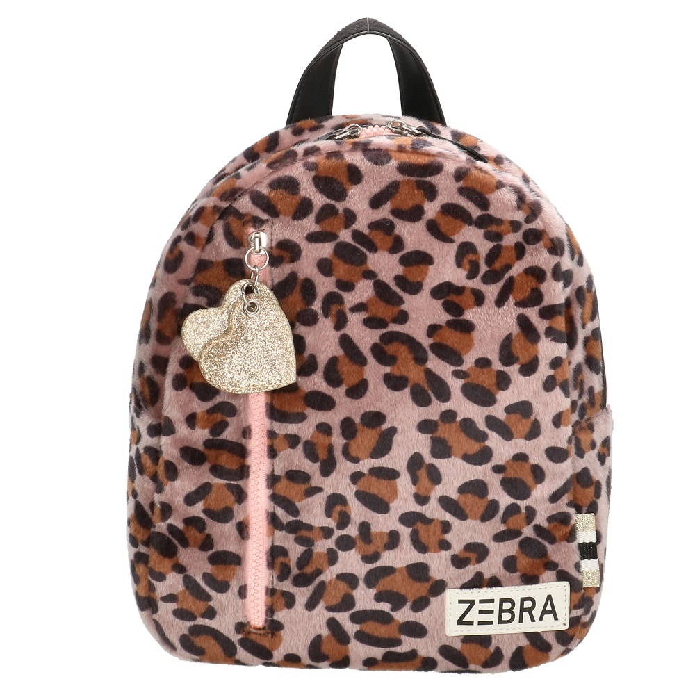 Zebra Kinder Rugzak S Soft Leopard Pink