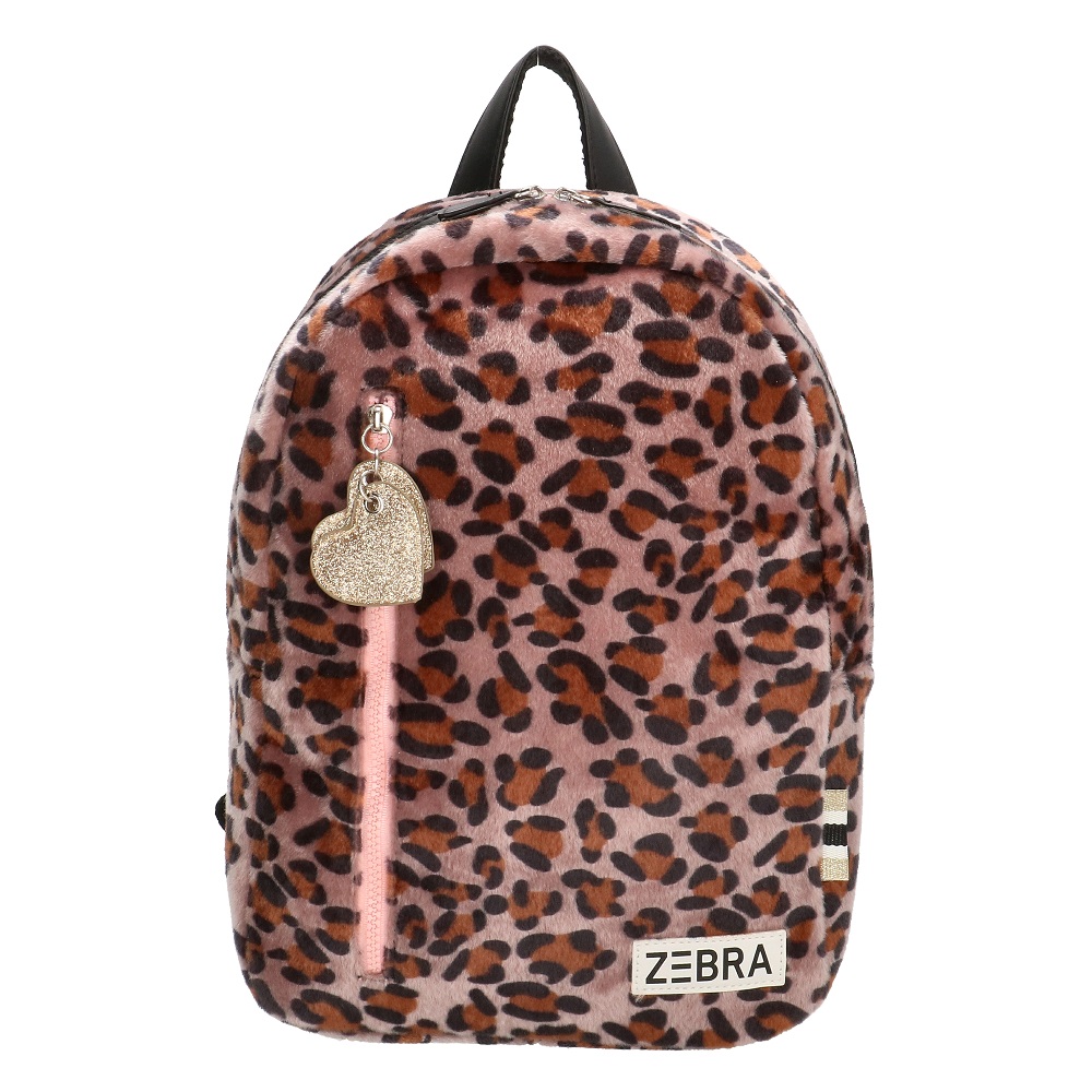 Zebra Kinder Rugzak M Soft Leopard Pink
