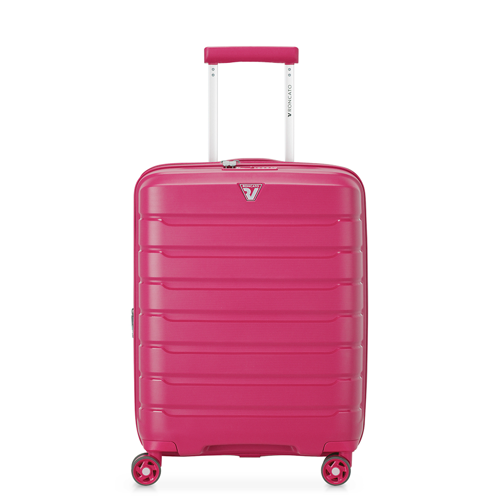 Roncato Butterfly 4 Wiel Cabin Trolley 55 Expandable Magenta Pink