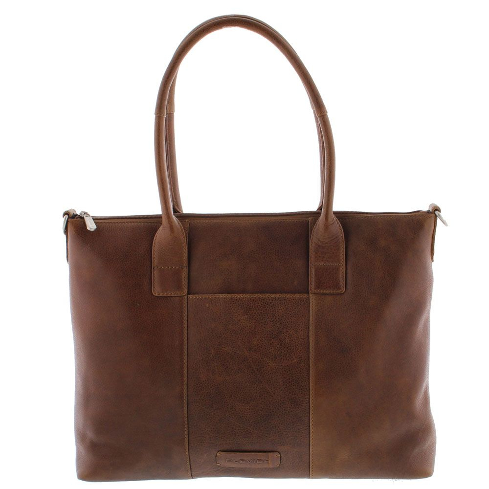 Plevier Parramatta Laptop Tote Bag Damestas 15.6 Cognac
