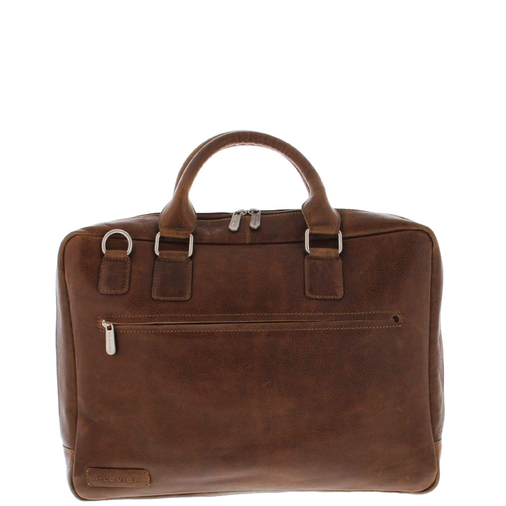 Plevier Urban Surrey Laptoptas 1-Vaks 17.3 Cognac