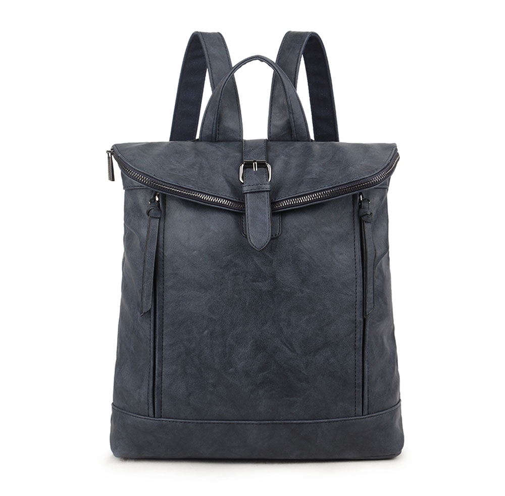Wimona Madonna Rugzak Donkerblauw - Casual rugtassen