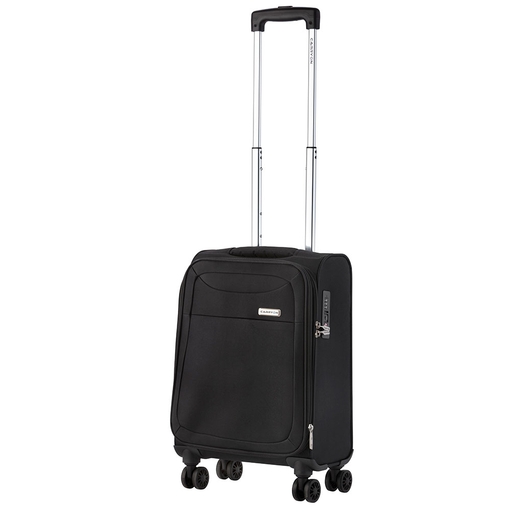 CarryOn Air Handbagagekoffer Zachte 55cm Handbagage Met Tsa Anti diefstal Rits Zwart online kopen