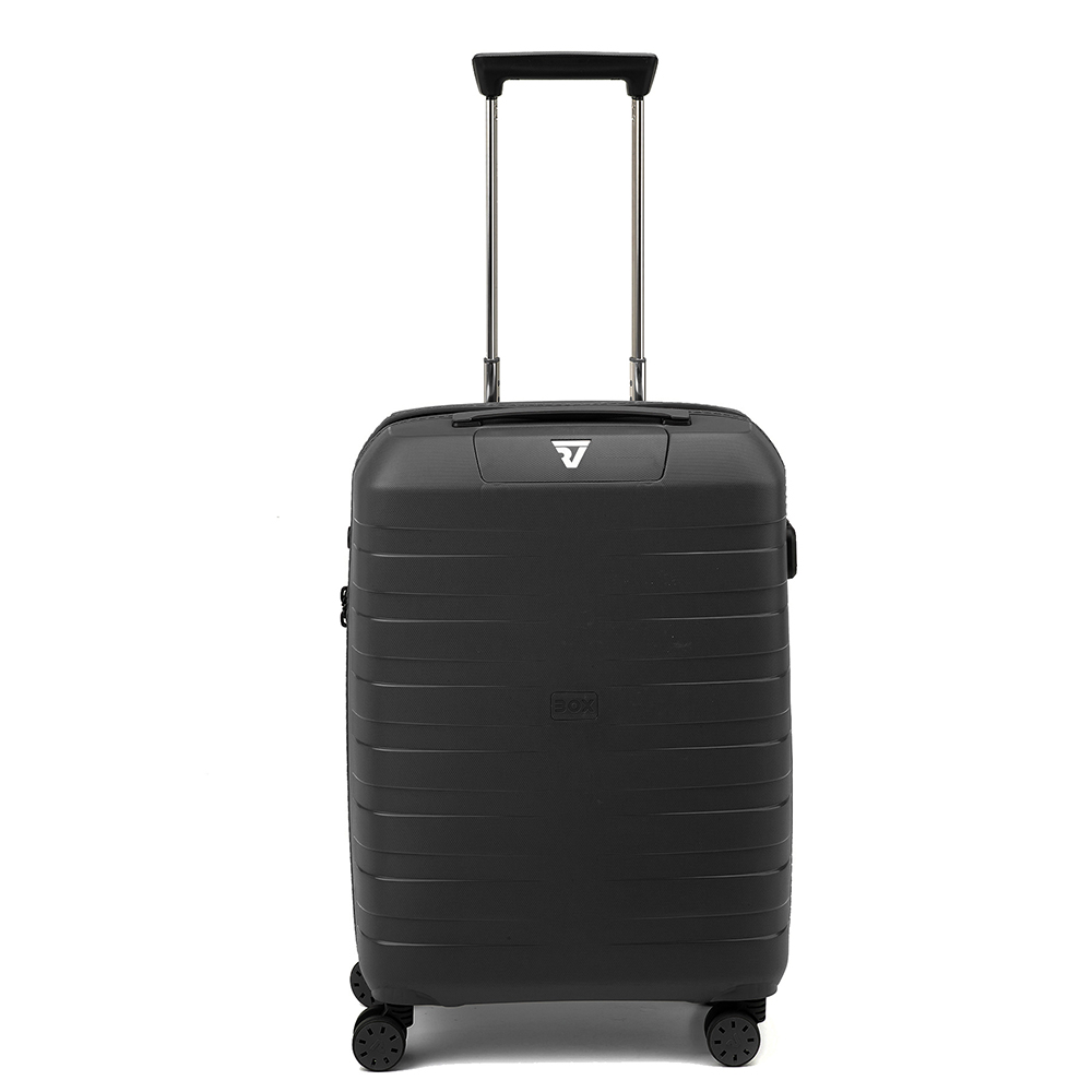Roncato Handbagage harde koffer / Trolley / Reiskoffer - Box Sport - 55 cm - Zwart