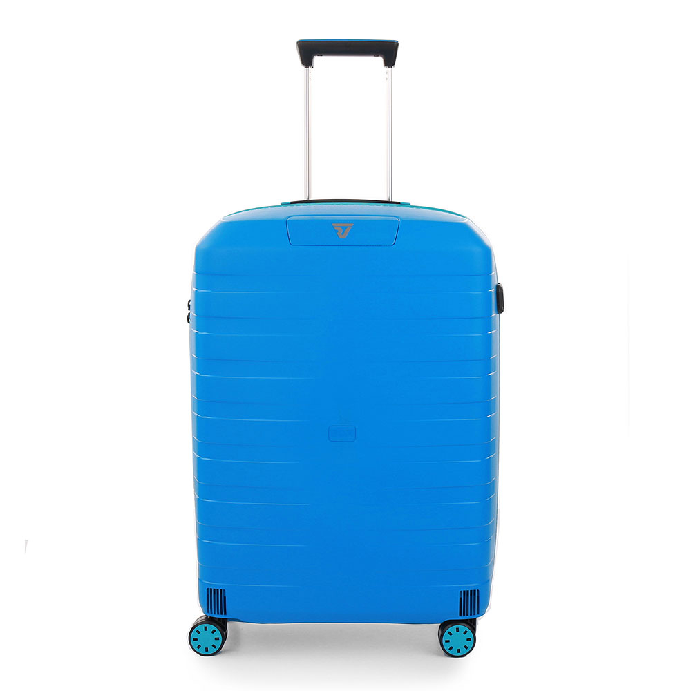 Roncato Box 2.0 Young 4 Wiel Trolley Medium 69 Anise Blue - Harde koffers
