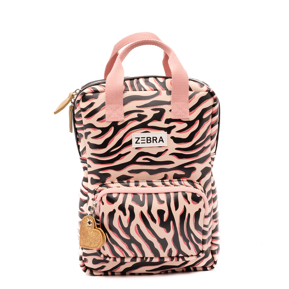 Zebra Trends Kinder Rugzak S Stripes Pink - Kinder rugtassen