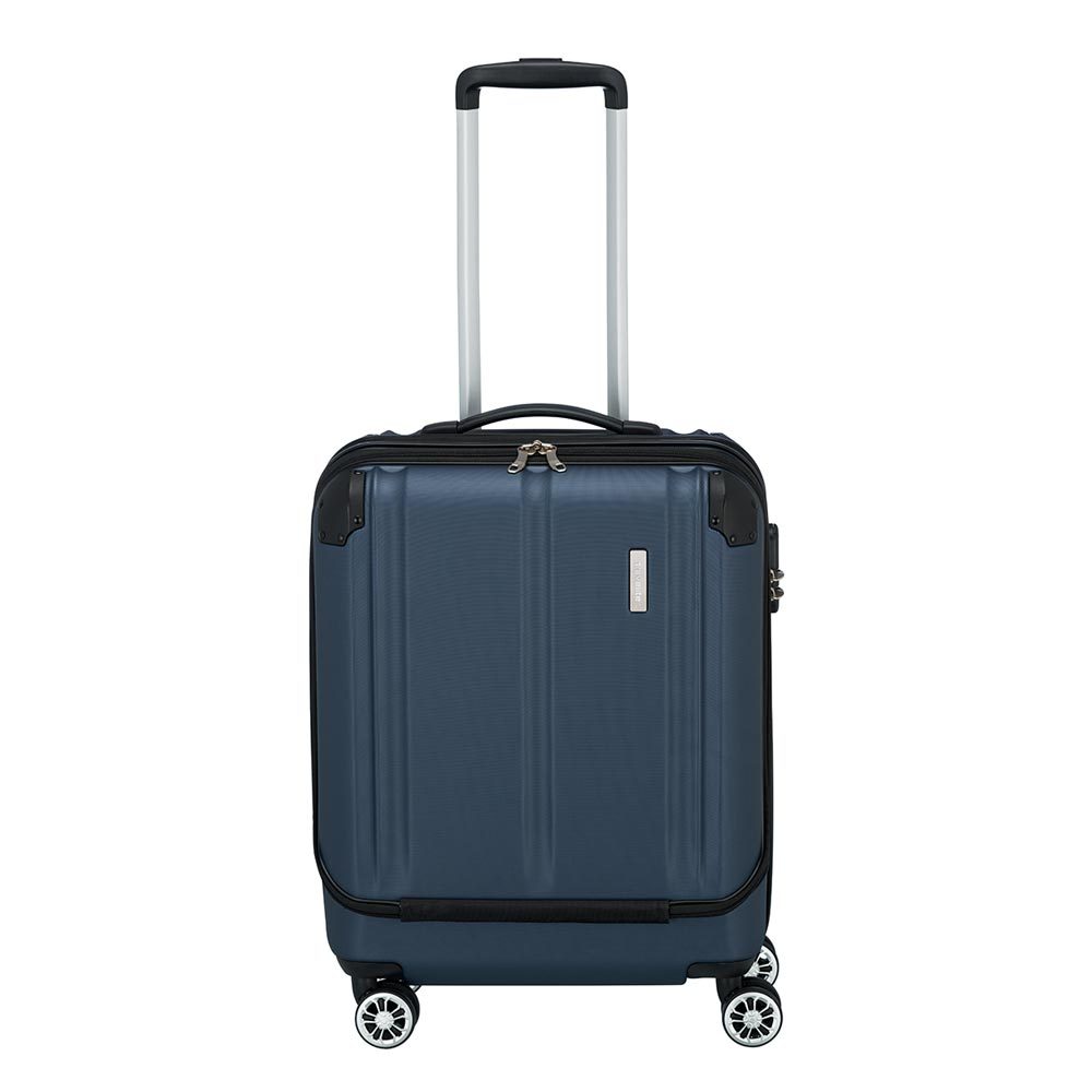 Travelite City 4 Wheel Business Trolley Front Opening S Navy