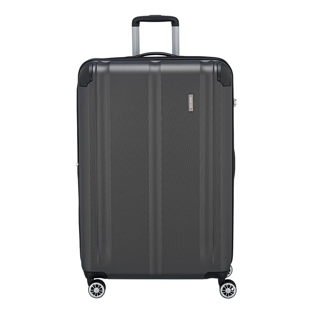 Travelite City 4 Wheel Trolley L Expandable Antraciet