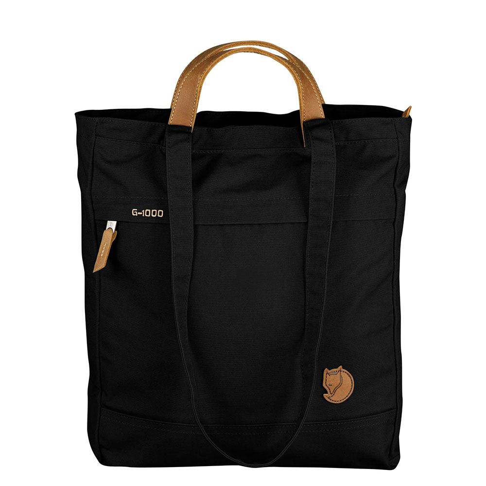 Fjallraven Totepack No.1 Black - Casual rugtassen