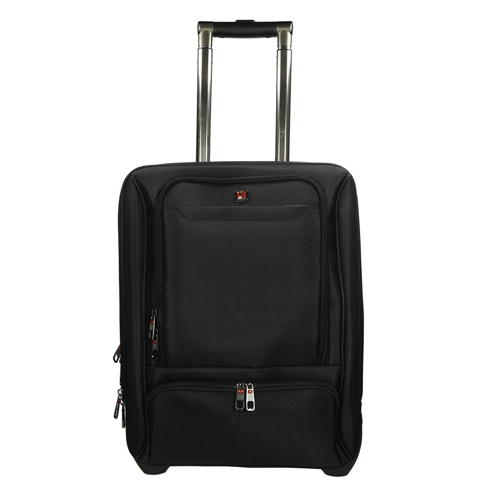 Enrico Benetti Frankfurt Laptop Trolley 17 Zwart