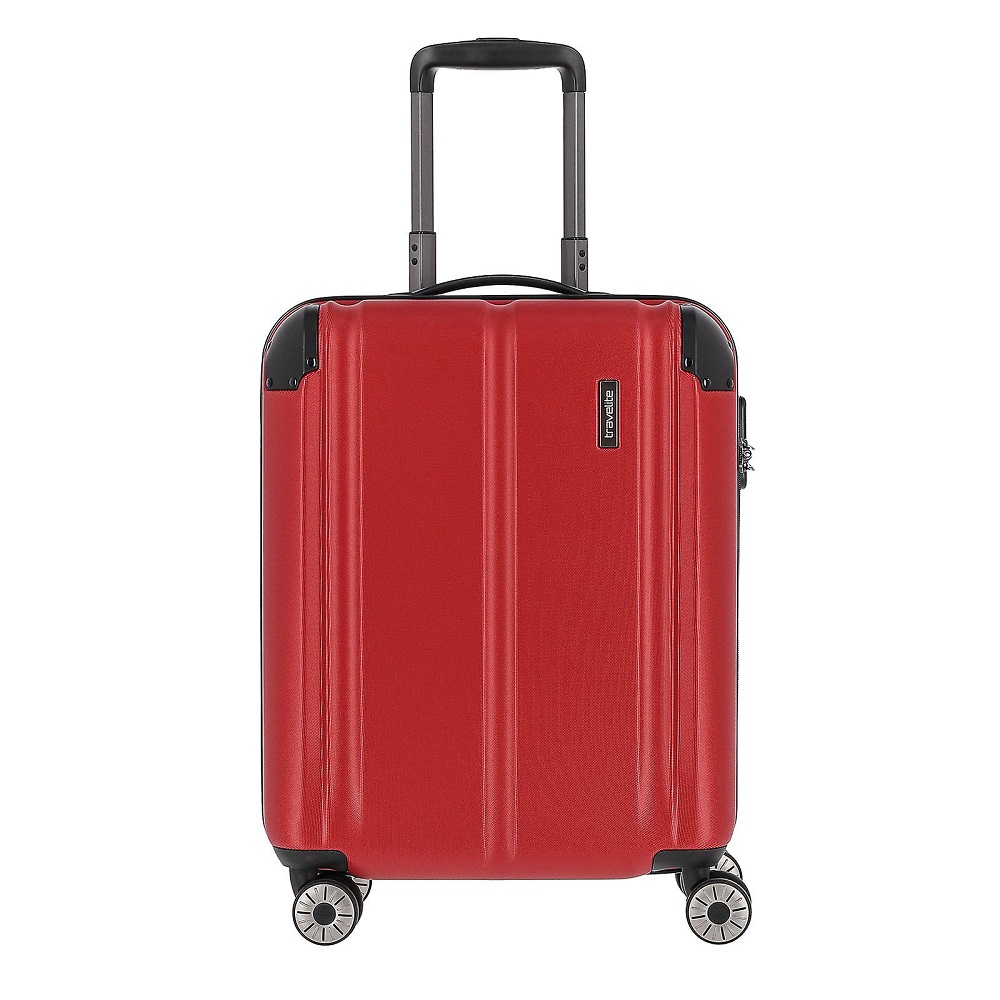 Travelite Handbagage harde koffer / Trolley / Reiskoffer - City - 55 cm - Rood