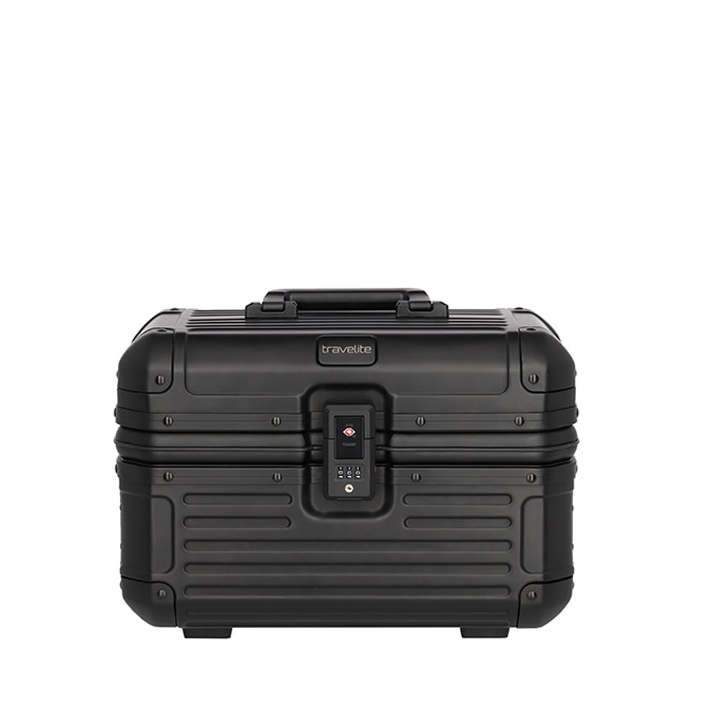 Travelite Next Aluminium Beauty Case Black